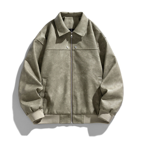 Nuova <span class=keywords><strong>Giacca</strong></span> in Pelle Stile Retrò Americano Autunno 2025, <span class=keywords><strong>Giacca</strong></span> in Pelle Tie-Dye di Alta Qualità per <span class=keywords><strong>Uomo</strong></span> <span class=keywords><strong>e</strong></span> Coppia - Product Image 4