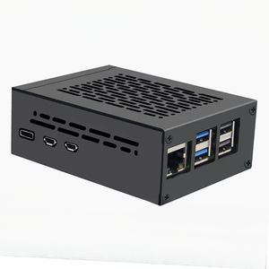 Casing Logam Geekworm P580 untuk Raspberry <span class=keywords><strong>Pi</strong></span> 5 & Papan X1002 (TIDAK Mendukung Papan X1000/X1001/X1003!!!) Kustom - Product Image 1