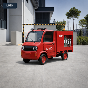 Camioneta de <span class=keywords><strong>Bomberos</strong></span> Eléctrica de Cuatro Ruedas para Patrullaje en Hospitales, Motor de 1800W, Neumáticos Sin Cámara 400-12, Cabina Cerrada y Vidrio - Product Image 5