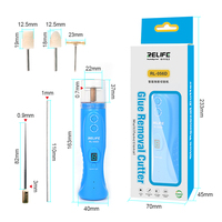 RELIFE RL-056D Découpeur intelligent de colle pour téléphones portables, largeur de coupe réglable sur 6 niveaux, pour le retrait de coques/supports et de vis