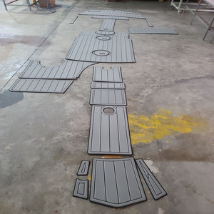 Suelo de EVA Moderno Tipo Teca para Yates MasterCraft X Star 2013-2017, Madera Antideslizante para Jardín Exterior con Diseño Cepillado - Product Image 2