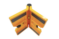 Inclinomètre magnétique de niveau à bulle de jauge d'angle de forme de papillon avec sangle niveau de tuyau réglable de 270 degrés
