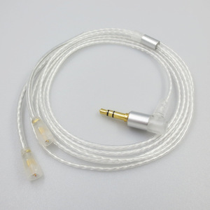 Länge 1,2 m Versilberter Draht Geeignet für Sennheiser ie80 ie8 <span class=keywords><strong>ie80S</strong></span> Upgrade-Kabel 3,5mm zum IE - Product Image 2