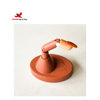 Kit d'entraînement pour ongles FENGFLY, main articulée amovible en plastique ABS, flexible et réaliste, couleur marron, 10x7cm