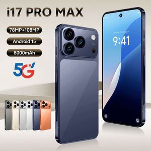 Teléfono Inteligente 17 Pro Premium 5G, Pantalla HD Grande de 7.3 Pulgadas, Doble SIM, CPU Deca Core, Cámara Trasera de 108MP, Usado en Buen Estado, <span class=keywords><strong>Cobertura</strong></span> Celular LTE - Product Image 2