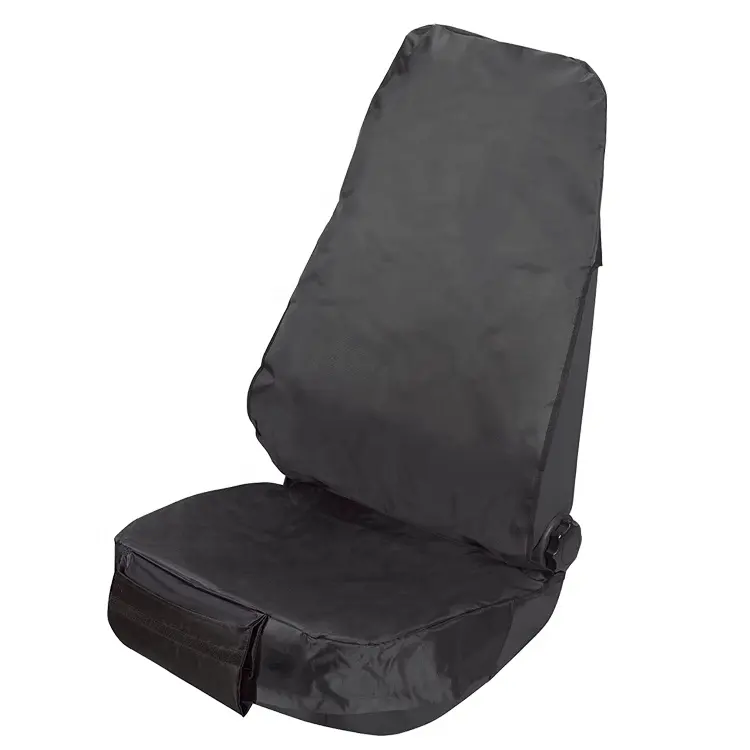 Сверхпрочный Легкий полиэстеровый чехол для автомобильного сиденья, 100% водонепроницаемый чехол для переднего сиденья автомобиля с карманами для инструментов