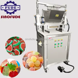 sinofude Small candy machine Semi automatic vegan gummy vitamins gummy candy lollipop making machine maker price