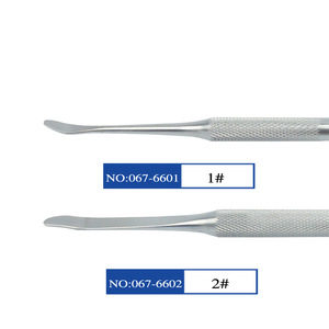 Séparateur périostal dentaire 067-6601 en acier inoxydable avec poignée moletée, instrument chirurgical manuel pour procédure de flap gingival - Product Image 3