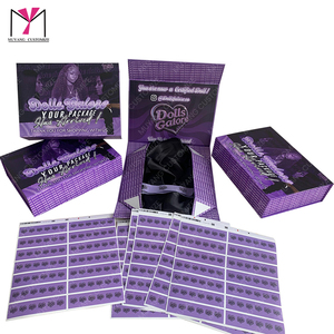 MUYANG HOT SALE Purple Magnetic Premium Headband WIG <b>Box</b> - Product Image 1