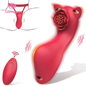 Sacknove Vrouwelijke Draagbare Persoonlijke Mini Vibrerende Liefde Ei Waterdichte Bloem Vlinder Kanten Panty Vibrator Met Afstandsbediening - Product Image 1