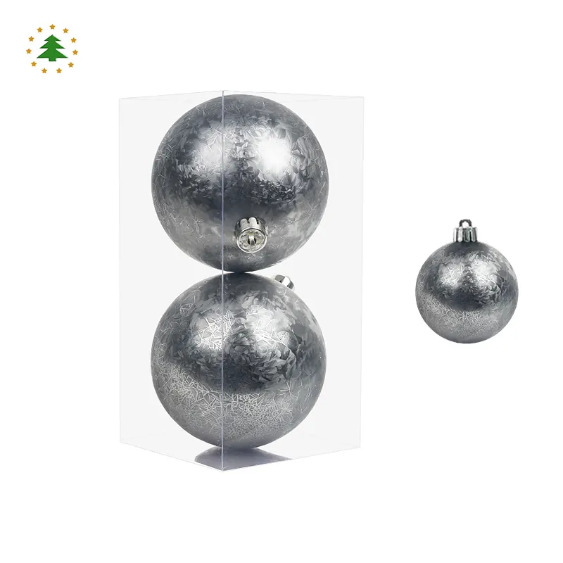 10cm colored tree hanging sphere goods christmas ornament parts