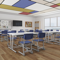 Meubles scolaires, ensemble bureau et chaise pour étudiants, bureau scolaire réglable en hauteur, bureau réglable pour enfants, mobilier de classe