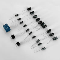 Kit de composants électroniques ludique avec module d'alimentation, fils de liaison, potentiomètre de précision, planche à points de connexion 830 points