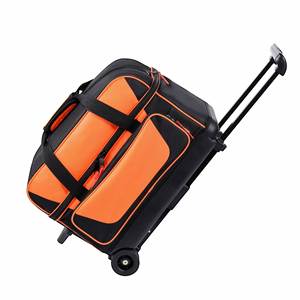 Custom Double Ball <b>Bowling</b> Bag Portable Fashionable Large Capacity 50-70L Double Layer <b>Bowling</b> Ball Trolley Bag - Product Image 1