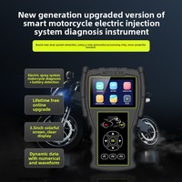 Analizador OBD para Motocicletas Jiedai M100 Pro, Sistema de Diagnóstico y Reparación de EFI Nacional IV, Decodificador con 2% de Precisión, 1 Año de Garantía