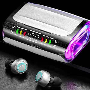 DX-01 Gaming Wireless Earbuds Earphones TWS Headphone LED Display Noise Reduction Headset New Hot Christmas Item Sale for USA