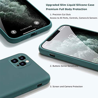 Coque de téléphone antichoc en silicone TPU 2026, très vendue, pour 14/13 Pro Max, avec logo personnalisé, couleur et design uni