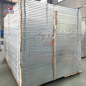 屋外ポータブルホースボックス馬小屋セットHDPEパネル付き馬安定ドアバーンルーフシェルター - Product Image 2