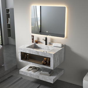 Lavabo de Baño de Pared de Pizarra de Gran Tamaño, Diseño Moderno, Calidad Superior, Venta al por Mayor de Fábrica - Product Image 2