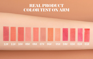 Glazzi - Lápiz Labial Mate de 12 Colores, Maquillaje, Resistente al Agua, Sexy, Color Chocolate, Brillo Labial Mate - Product Image 3