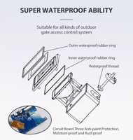 LONVILL Automated USB TTL 2D Lector de código de barras integrado RS232 RS485 Micro Escáner de código QR de alta integración