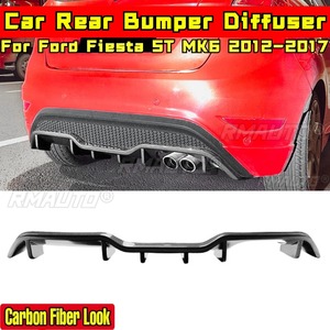 Kit carrosserie pour Ford Fiesta ST MK6 2012-2017, diffuseur de pare-chocs arrière, spoiler de pare-chocs arrière, lèvre de pare-chocs arrière, accessoires de voiture - Product Image 2