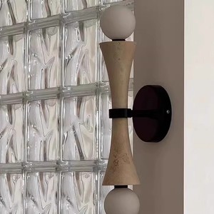 Huangdong Stone Wall Lamp E27 LED 220V For Living Room Hallway Staircase - Product Image 2