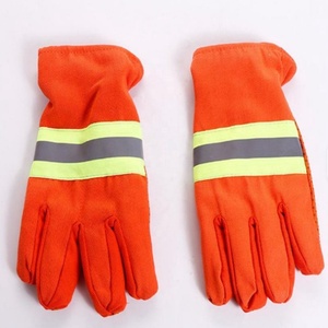 Guantes de Seguridad Personalizables al por Mayor Directo de Fábrica, Guantes de Rescate de Algodón Naranja para Bomberos, Resistentes al Fuego y al Calor - Product Image 5