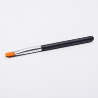 Dongmei Flacher Augenpinsel Veganes Synthetikhaar Holzgriff Make-up Lidschatten- & Concealer-Pinsel