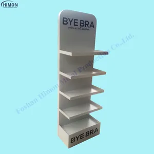 Point Of Sales 5-layer Metal Floor Display Stand And Pharmacy Store Rack For Solution Medicine Products