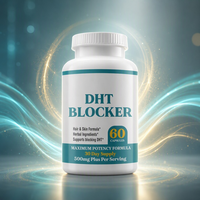 Capsules Antioxydantes Bloqueurs de DHT pour la Croissance Capillaire et la Chute des Cheveux, à Base de Plantes, 500mg, Santé de la Peau, Vitamine C, Complément Alimentaire, Prix Usine