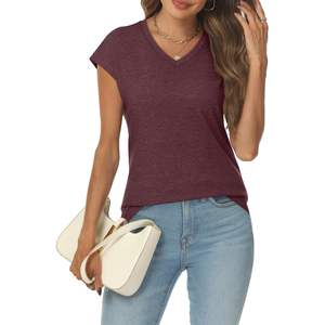 2025 2025 femmes été hauts Boho vêtements d'entraînement pour vacances à la plage habillé affaires tenues décontractées t-shirts XS XL printemps - Product Image 6