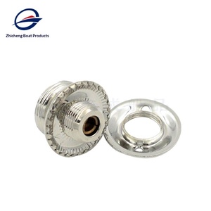 Accesorios para toldos y cubiertas de embarcaciones, vehículos recreativos y automóviles: Hebilla tipo platillo multicolor de acero inoxidable 316 marino con botón para cubiertas de lona de yate - Product Image 1