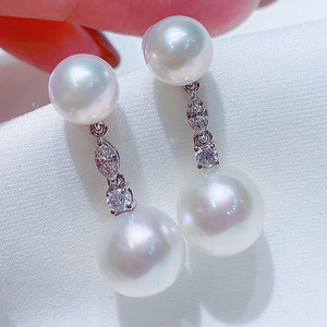 Eleganti Orecchini Pendenti Lunghi Simili a Perle per Donne, Orecchini Semplici per Uso Quotidiano e Feste, Gioielli alla Moda - Product Image 4