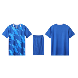 Ensemble de maillots de football personnalisés imprimés par transfert thermique 100% polyester, vêtements de sport à séchage rapide pour les clubs et les supporters, unisexe, toutes saisons - Product Image 2