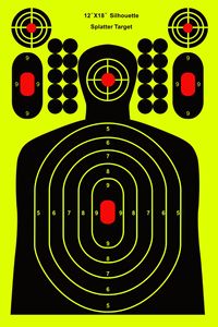 Autocollants cibles humains adhésifs ovales de 12x18 pouces pour la pratique de la chasse et le suivi balistique - Vente en gros - Product Image 4