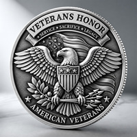 Pièces de Défi Personnalisées Commémoratives Militaires Alliage de Zinc Relief 3D Pièces de Souvenir Fabricant