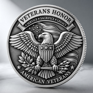 Monete Commemorative Personalizzate in Metallo per Veterani dal 1776 al 2026, Omaggio Eterno al Servizio, Monete Antiche Dorate, Regalo - Product Image 4