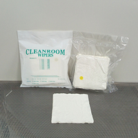 Lingettes de salle blanche en microfibre lavées, ultra-fines, de 6 pouces, pour emballage en salle blanche, classe 100, modèle 5001
