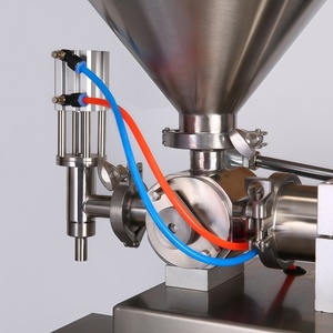 Machine de remplissage d'huile pour huile d'olive et huile comestible, remplisseuse <span class=keywords><strong>semi</strong></span>-automatique à piston avec remplissage de bouteilles en acier inoxydable - Product Image 6