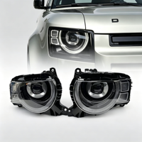 Ensemble de phares LED haute performance d'origine pour Land Rover Defender L663 2020-2026, phare avant rond avec feux de jour et clignotants
