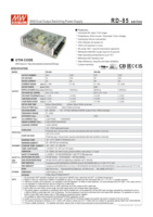MEAN WELL RD-85A Switching Power Supply 85w 5v 12v 4A 8A Garansi 3 Tahun 5G Power Supply untuk LED Industri RD-85B 5V 24v 8A 2A