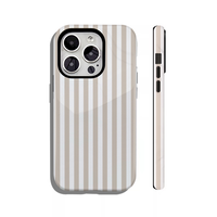 Coque de téléphone personnalisable rose motif cerise avec nœud, film de protection intégral à grandes perforations, deux-en-un pour iPhone 16 Pro Max, antichoc