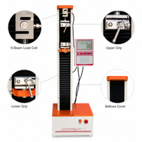 ASTM Single Column Tensile Testing Equipment for Material Strength and Elongation Testing Laboratory