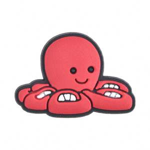 Accessoires de chaussures pour enfants de luxe en gros, décorations en PVC, fleurs attrayantes, accessoires pour sabots avec boucles/<span class=keywords><strong>clips</strong></span> en caoutchouc de luxe - Product Image 2