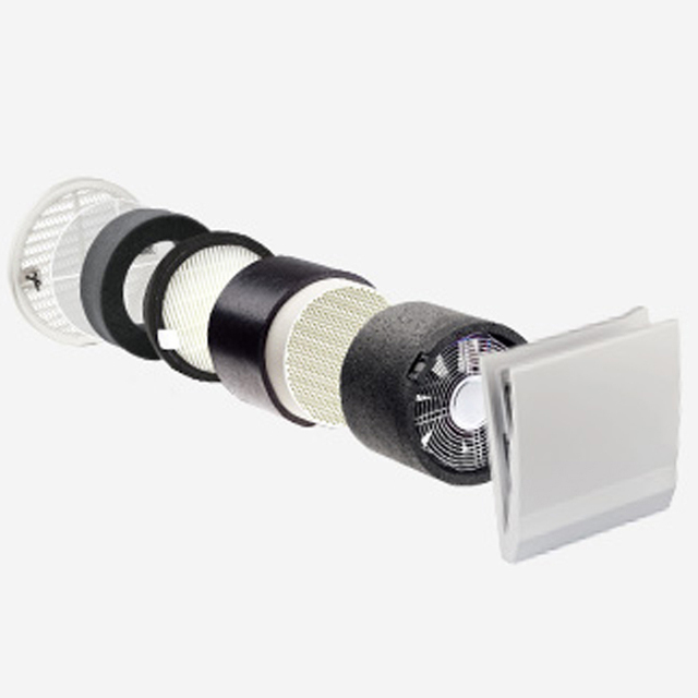 EC Motor Erv Ventilation air Recuperator Heat Recovery Rekuperator Wall Mounted Ventilator Single Room Energy Recover