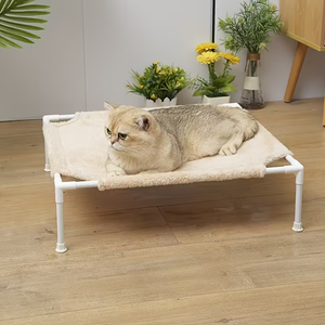 Lit de tente confortable pour chat coccinelle rouge avec jouets suspendus ludiques-<span class=keywords><strong>Hamac</strong></span> pour chat en nylon doux pour le plaisir - Product Image 1