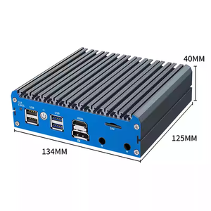 Super Mini Fanless J4125 4-Core PC Dispositivo de servidor integrado 4 LANs 4GB <span class=keywords><strong>DDR3</strong></span> <span class=keywords><strong>RAM</strong></span> 4GB Memoria de video SSD Windows 10 Garantía de 1 año - Product Image 4