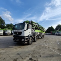 Camion pompe à béton Zoomlion 70m, châssis Sitrak, Euro VI 2023, entièrement remis à neuf, fonctionnement stable, inspection complète, occasion
