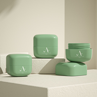 Pots en plastique 30g 50g pot cosmétique de luxe avec couvercles 30ml 50ml emballage de pot de crème pour le visage